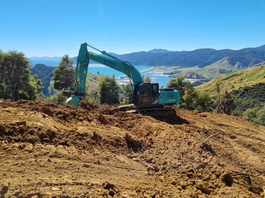 digger on clay